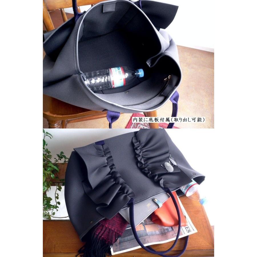 未使用 Rapture ラプチャー ネイプルズラッフルトート パール インディゴ Rapture（ラプチャー） 【Rapture ラプチャー】バッグ ダイバー素材