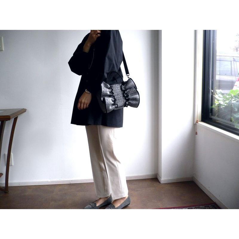 【新品】Rapture　ラプチャー　メタリック2WAYトート　ダークシルバー Rapture RAPTURE ラプチャー メタリック ダイバー素材