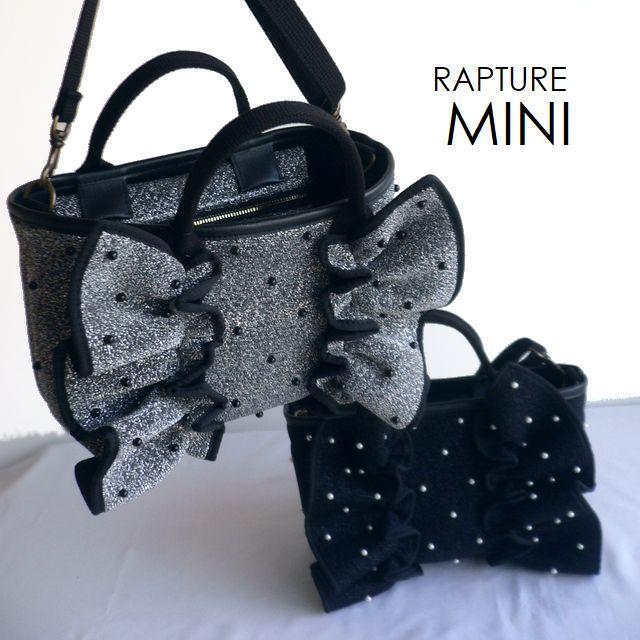 Rapture ラプチャー 新品トートバッグショルダーバッグ 水玉ドットタッセル Rapture（ラプチャー） バッグ ダイバー素材 ネオプレン トート