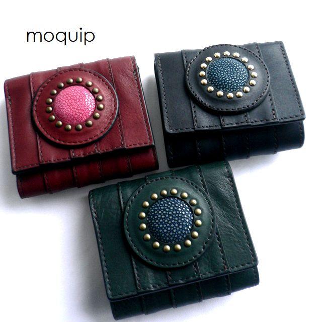 moquip モキップ ガルーシャ ステアレザー 折り財布 WLG06244 moquip モキップ ガルーシャ ステアレザー 折り財布 WLG06244