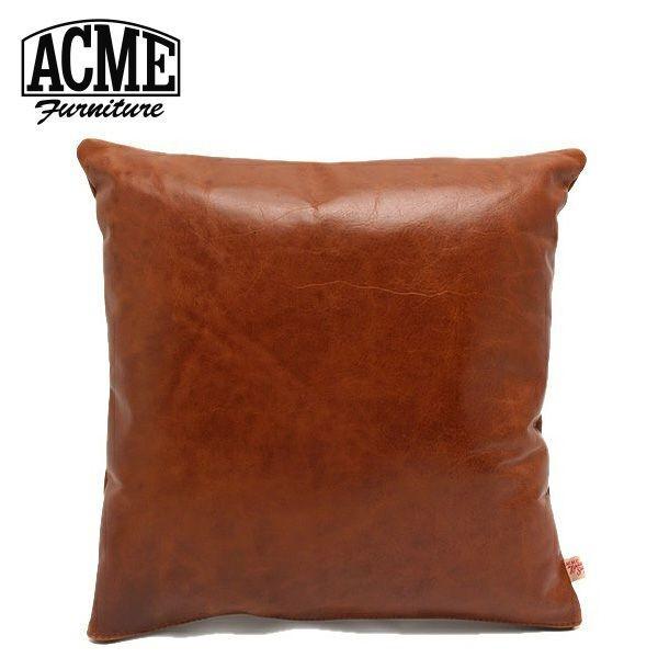 ACME Furnitureアクメファニチャー CUSHION CHESUNUT レザークッション チェスナット 40×40cm｜acme