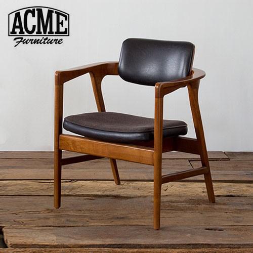 ACME Furniture アクメファニチャー WARNER ARM CHAIR BLACK ワーナー ダイニングチェア ブラック アームチェア｜acme