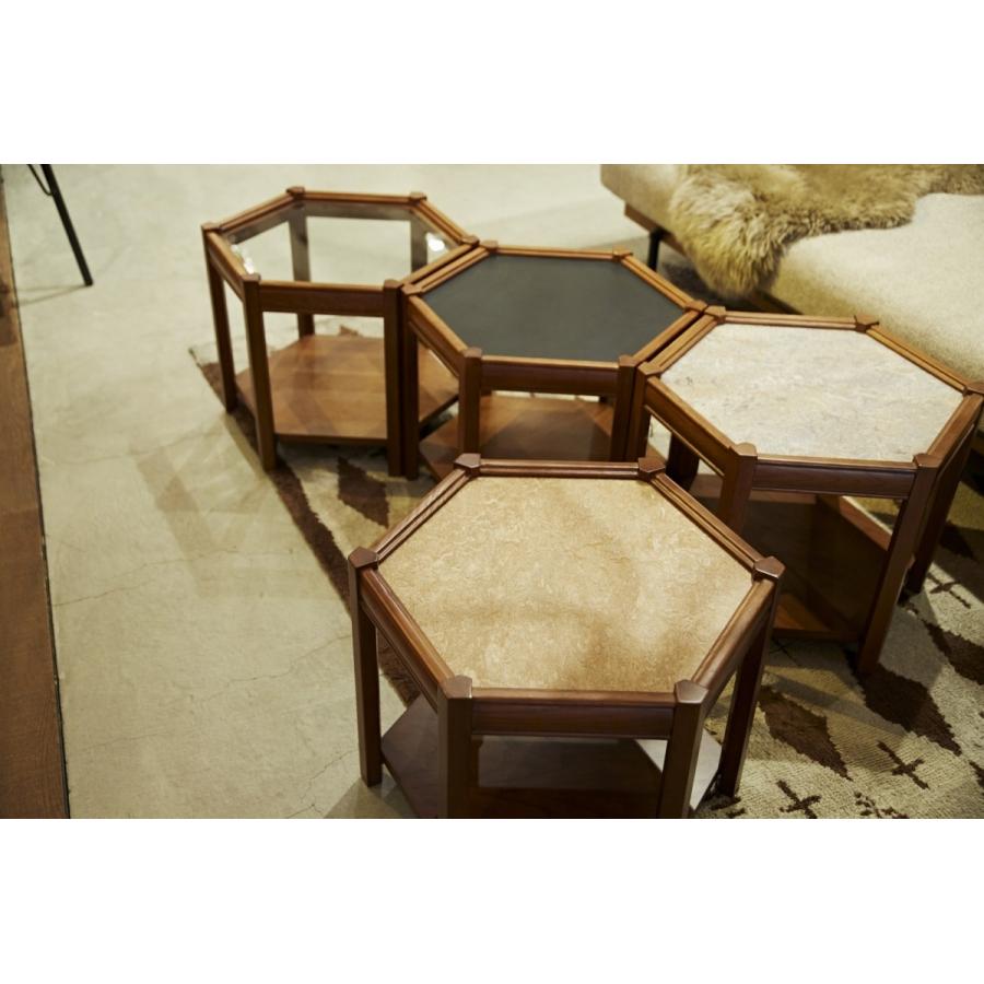 ACME Furniture（アクメファニチャー） BROOKS HEXAGONTABLE クリア