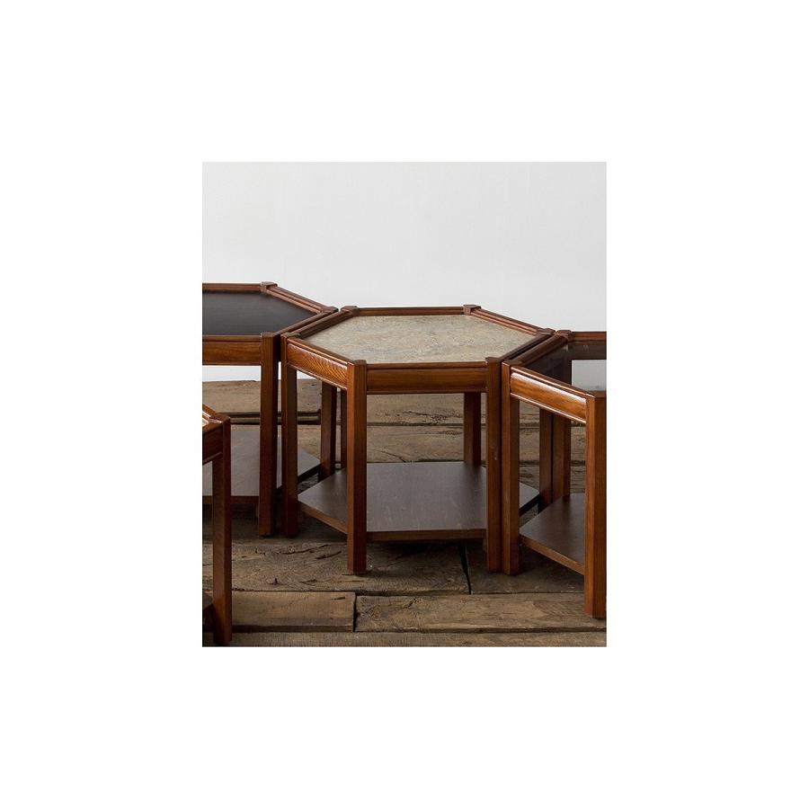 アクメファニチャー ブルックス ヘキサゴン テーブル グレー ACME Furniture アクメファニチャー BROOKS HEXAGONTABLE グレー