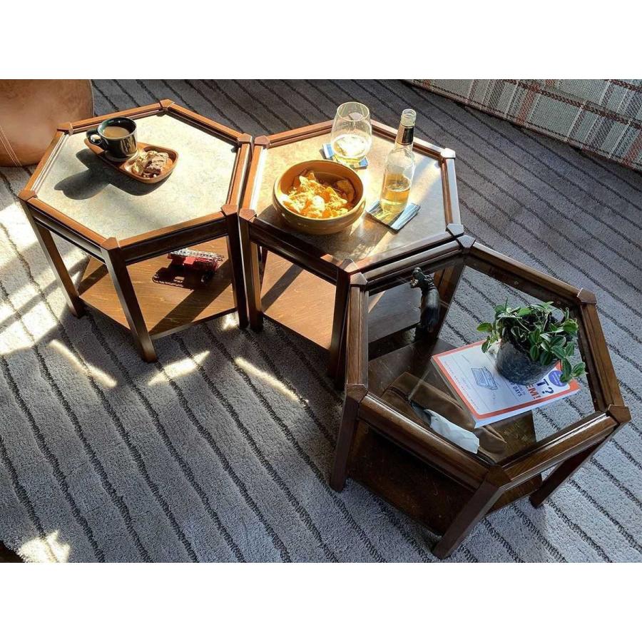 BROOKS HEXAGON TABLE ブルックスヘキサゴンテーブル:グレー BROOKS HEXAGON TABLE / GRAY | JOURNAL STANDARD FURNITURE