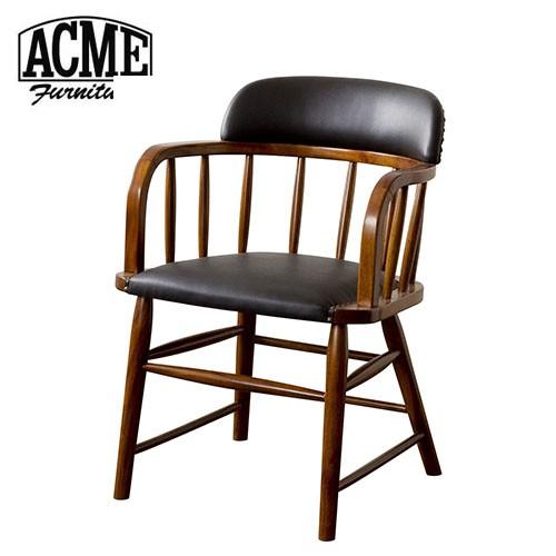 ACME FurnitureチェアOAKS ARM CHAIR ブラック」② OAKS ARM CHAIR / BLACK (PVC) | JOURNAL STANDARD FURNITURE