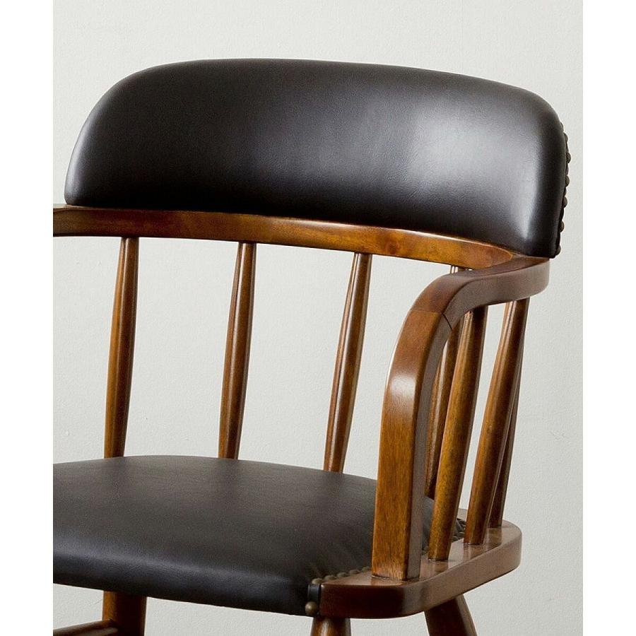 ACME FurnitureチェアOAKS ARM CHAIR ブラック」② ACME Furniture アクメファニチャー OAKS ARM CHAIR_PVC