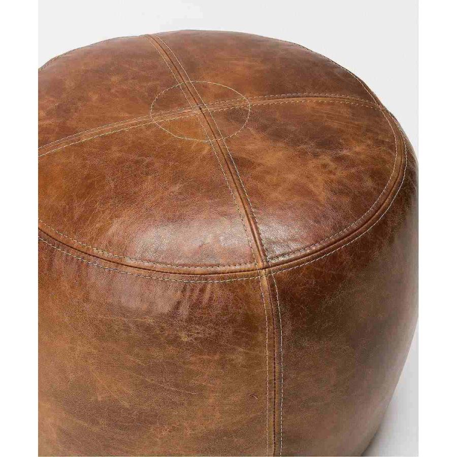 ACME Furniture（アクメファニチャー） OAKS LEATHER STOOL_crack