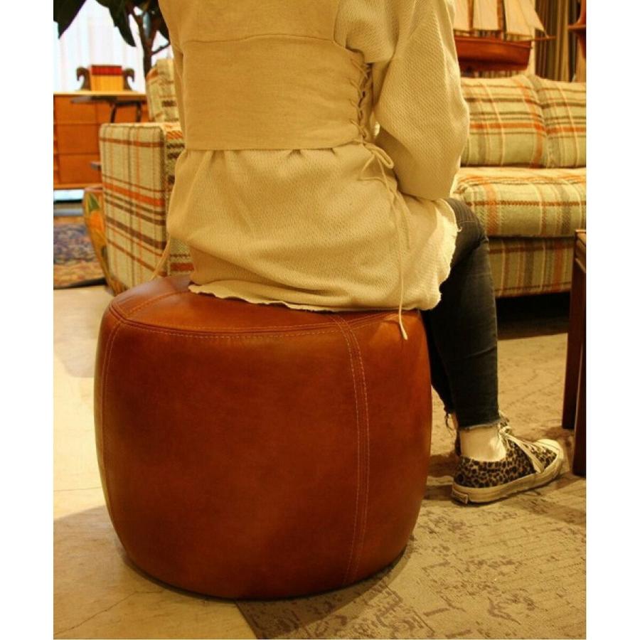 ACME Furniture（アクメファニチャー） OAKS LEATHER STOOL_smooth