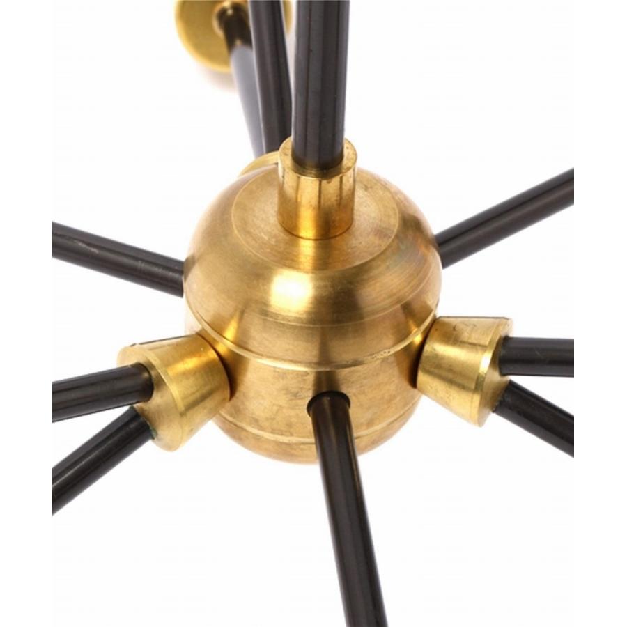 ACME Furniture アクメファニチャー SOLID BRASS LAMP 9ARM BK PIPE 