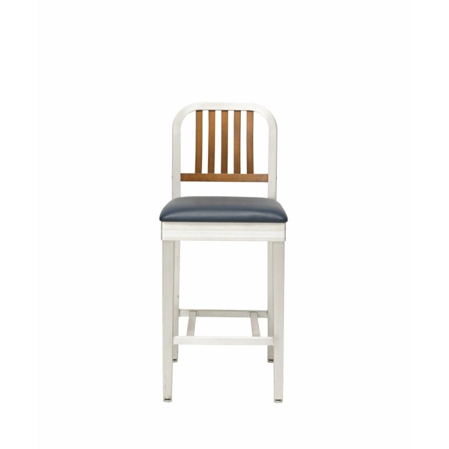 ACME Furniture アクメファニチャー SHORELINE HIGH CHAIR ショアライン ハイチェア ネイビー カウンターチェア 背もたれ付き アルミニウム製 代引不可｜acme｜03