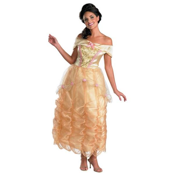 超激安ショップ コスチューム 大人用 衣装 仮装 ディズニープリンセス 美女と野獣 イベントに 仮装 ディズニープリンセス デラックス コスプレ ハロウィン 正規激安 新品