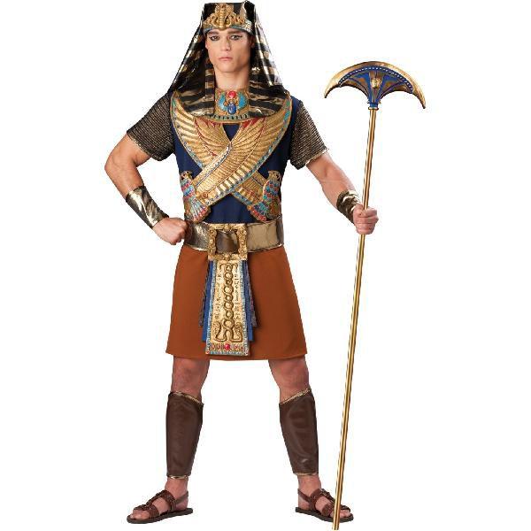 舞台衣装 ハロウィン ハロウィーン ファラオ エジプトの王 大人用コスチューム 歴史 十字 ナイトミュージアム コスプレ