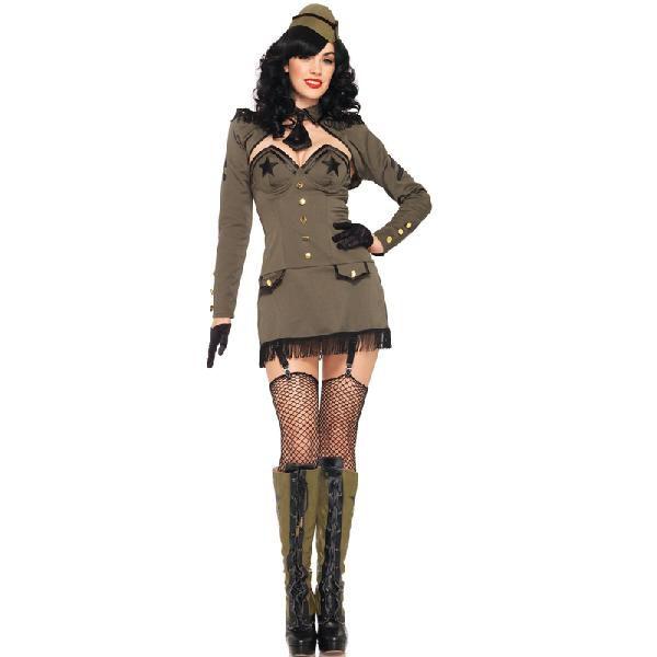 大人気商品 アーミー ミリタリー コスチューム コスプレ 女性 軍服 セクシー 衣装 Hanagrocare Com
