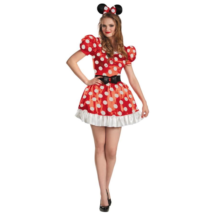 ミニーマウス 衣装 コスチュームドレス ちゃん コスプレ ディズニー ハロウィン クラッシック 大人用 女性 仮装 キャラクター アカムスyahoo 店 通販 Yahoo ショッピング