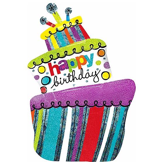 誕生日 デコレーション 装飾 ケーキ型 バルーン 風船 Happy Birthday パーティグッズ 418 アカムスyahoo 店 通販 Yahoo ショッピング