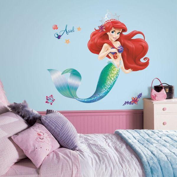 ウォールステッカー ディズニー 壁飾り デコレーショングッズ 子供部屋 リトルマーメイド 壁用ステッカー アカムスyahoo 店 通販 Yahoo ショッピング