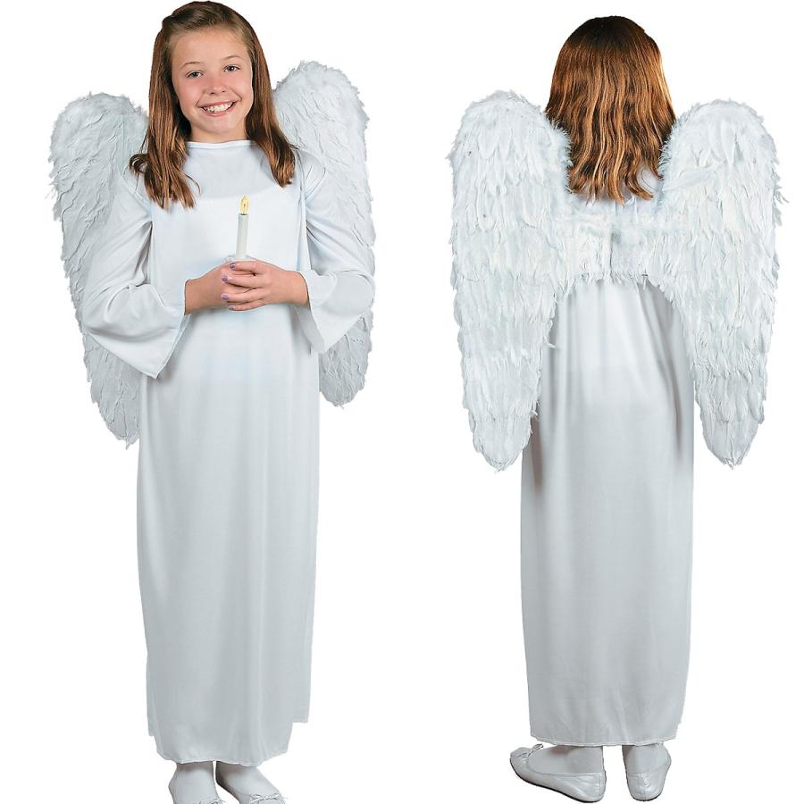 天使 エンゼル 衣装 純白の守護 天使とキャンドル 子供用 コスチューム エンジェル クリスマス 劇 イエス キリスト 降誕 聖書 教会学校 アカムスyahoo 店 通販 Yahoo ショッピング