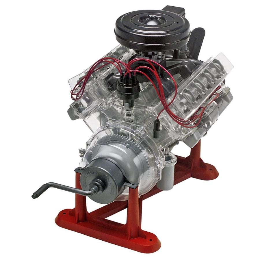 プラモデル V8エンジン 組み立て 1 4スケール 動く おもちゃ 子供 科学玩具 知育玩具 サイエンストイ 機械工学 学習 アカムスyahoo 店 通販 Yahoo ショッピング