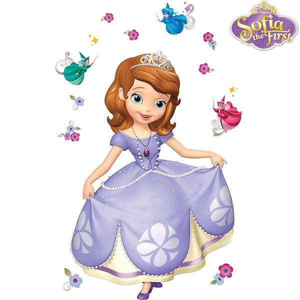 ディズニー ちいさなプリンセス ソフィア ジャイアント ソフィア ウォール ステッカー 壁 部屋 壁紙 シール 飾り 子供 アカムス店