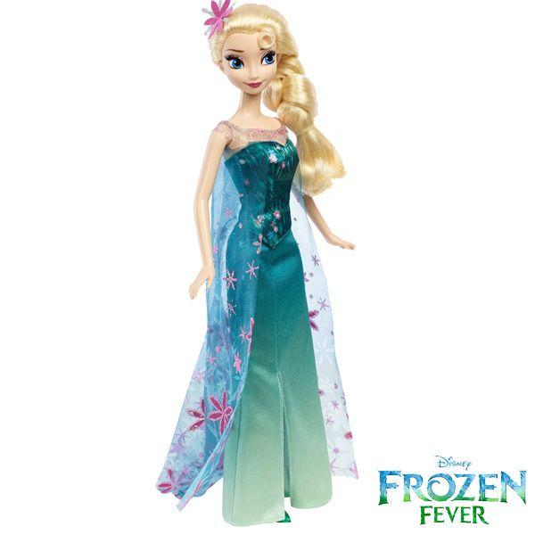 アナと雪の女王 エルサのサプライズ フィギュア 人形 ドール Frozen Fever ディズニー アナ雪 2 グッズ