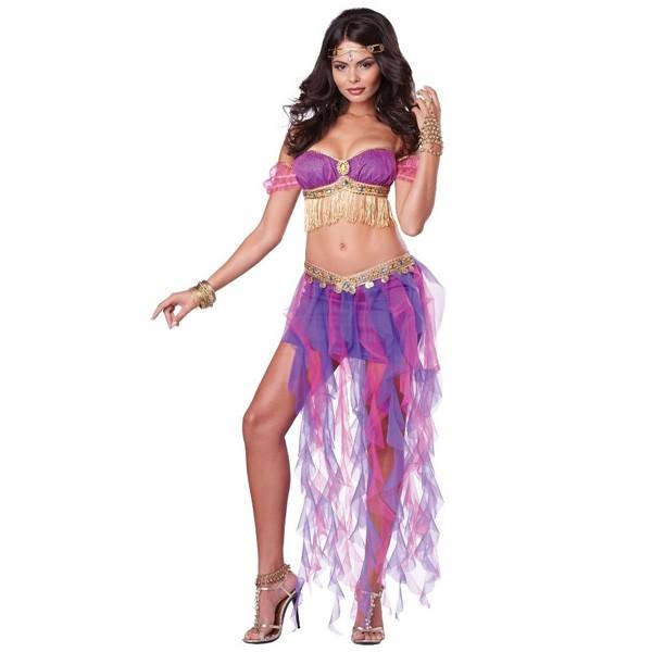 セクシーダンサー 大人 女性 コスチューム ベリーダンス 衣装 かわいい魔女ジニー ジーニー ハロウィン コスプレ 舞台 踊り 中東 砂漠 Amtrhz0bo8 Sttikat Ac Id