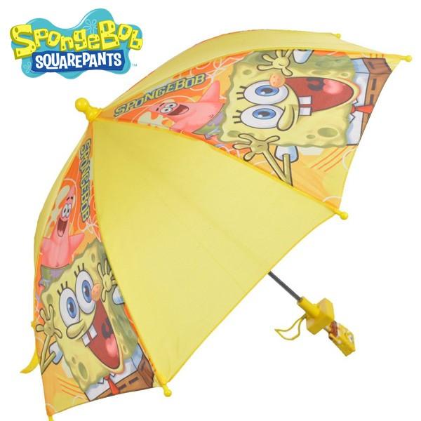 スポンジボブ スクエアパンツ キャラクター アニメ パーティグッズ イベント スポンジボブとパトリックの傘 イエロー 日傘 Pymr Go Th