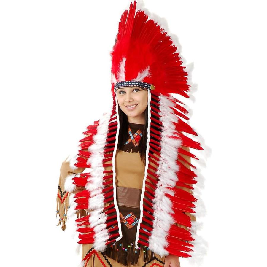 インディアン グッズ 帽子 羽根飾り 羽飾り ネイティブアメリカ ウォーボンネット 羽根冠 頭 かぶりもの 被り物 大人 女性 アカムスyahoo 店 通販 Yahoo ショッピング