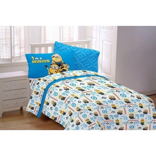 新生活 ミニオン グッズ シーツ セット 寝具 ミニオンズ 怪盗グルー 映画 キャラクター ベッド用品 フルサイズ One In A Minion 4点セット アカムスyahoo 店 通販 Yahoo ショッピング