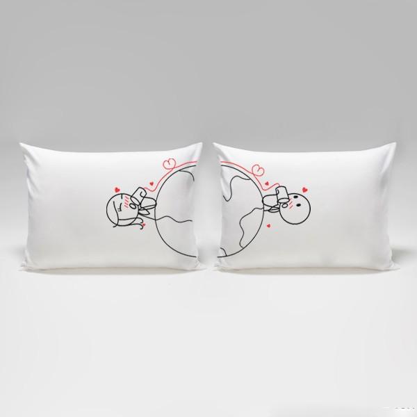 ペア カップル 枕カバー ピローケース カップル ペアギフト 