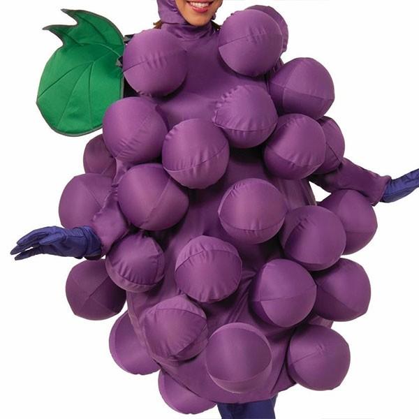 ぶどう コスプレ 大人用 コスチューム ハロウィン フルーツ ブドウ イベント 果物 パーティー 食べ物 紫 巨峰 コスプレ コスプレ ブドウ 果物