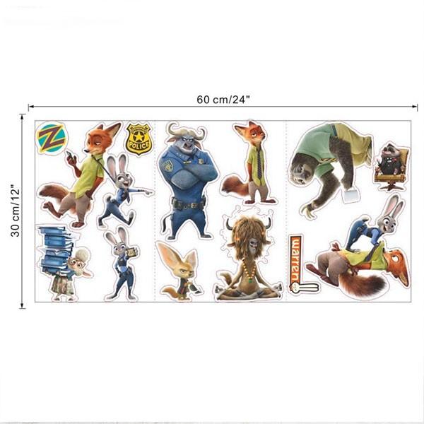 ズートピア デカール ウォールステッカー 壁紙 インテリア シール アカムスyahoo 店 通販 Yahoo ショッピング