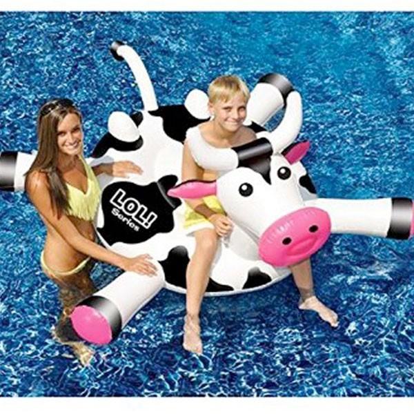 牛さん 浮き輪 フロート ウシ プール 海 うきわ インスタ映え ナイトプール 海水浴 グッズ