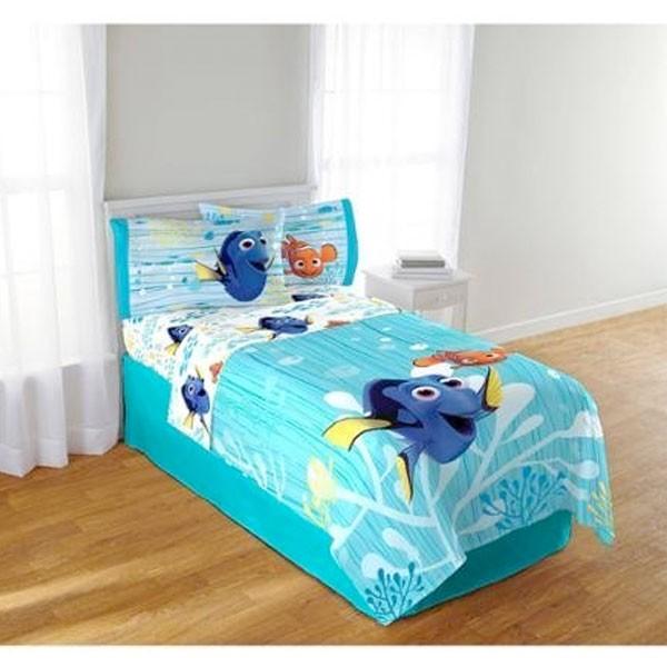 新生活 ファインディングドリー ニモ シーツセット ツインサイズ 寝具 ピローケース枕カバー 布団 ベッド インテリア 日用品 雑貨 ディズニー ピクサー 信用
