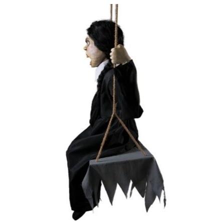 ハロウィン 怖い センサー 動く 電動 人形 ブランコに乗る少女 ゾンビ お化け屋敷 装飾 飾り インテリア 恐怖 ホラー おもちゃ グッズ アカムスyahoo 店 通販 Yahoo ショッピング