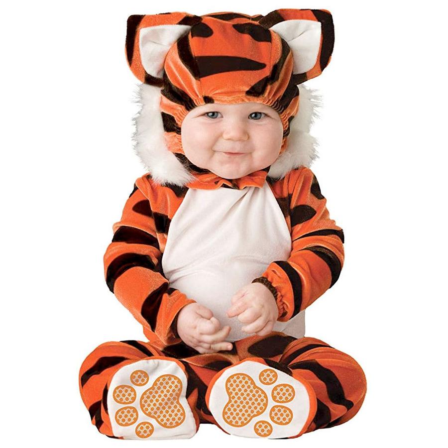 トラ 動物 コスプレ 衣装 ハロウィン タイガー 幼児用 コスチューム 