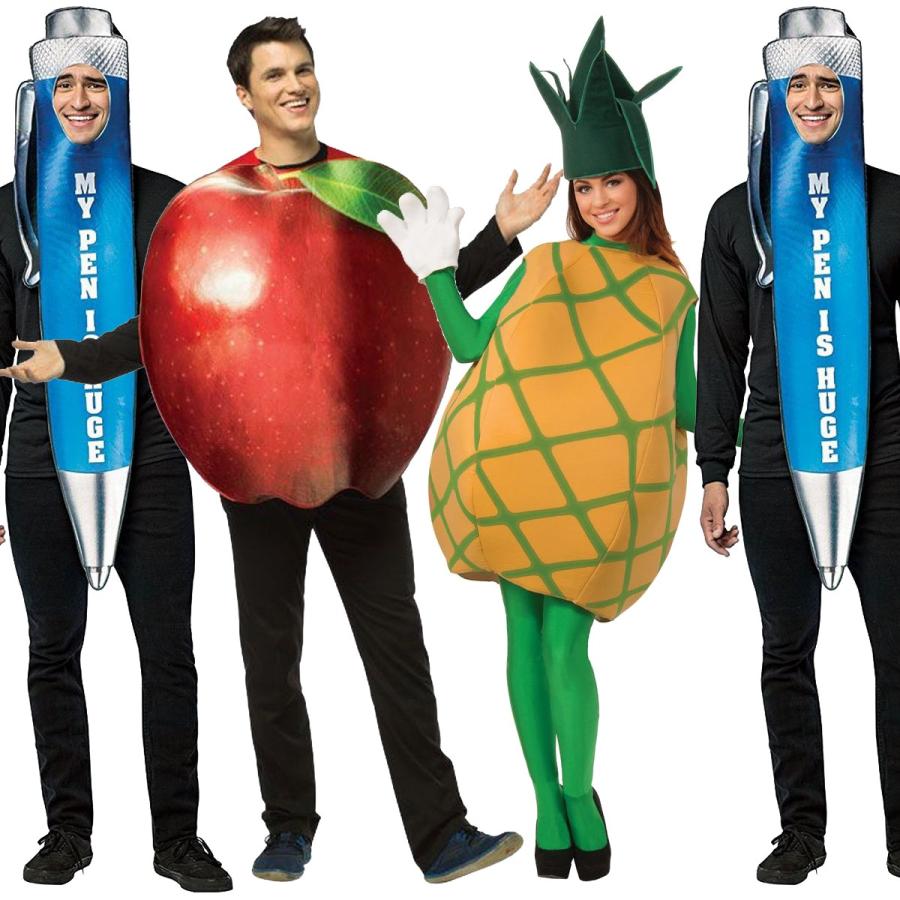 ペンパイナッポーアッポーペン コスチューム おもしろコスプレ 4点 セット ハロウィン 忘年会 宴会 グループ グッズ りんご パイナップル Ppap 552 アカムスyahoo 店 通販 Yahoo ショッピング