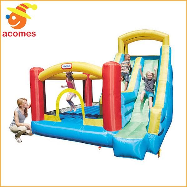 リトルタイクス 滑り台 ふわふわ 遊具 らませる 大型 野外 遊具 ジャイアント スライド バウンサー 子供 幼児 ジャンピング