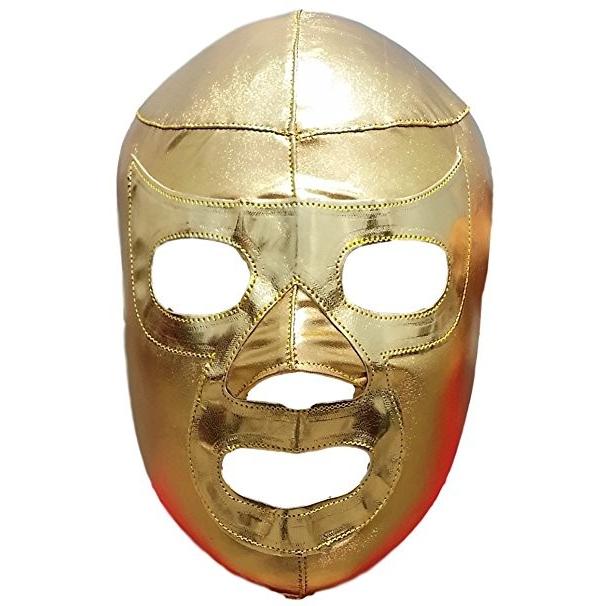 お手軽価格で贈りやすい プロレス マスク ラムセス ゴールド コスプレ ルチャリブレ 仮面 覆面 レスラー