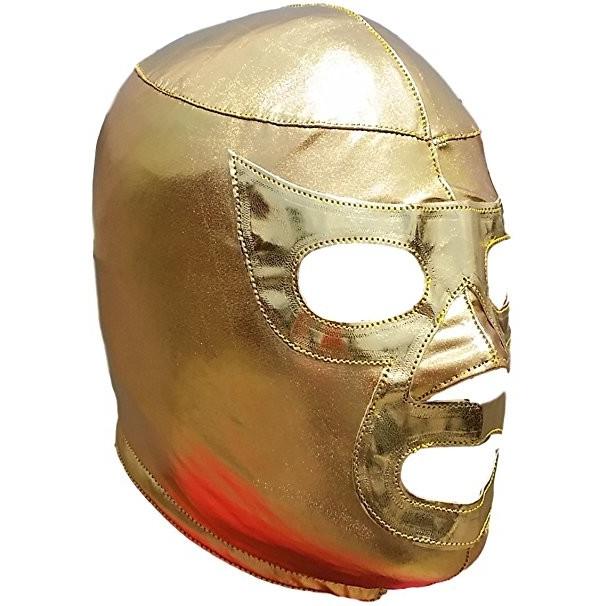 お手軽価格で贈りやすい プロレス マスク ラムセス ゴールド コスプレ ルチャリブレ 仮面 覆面 レスラー
