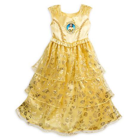 ディズニー コスプレ 子供 コスチューム 人気 ベル 美女と野獣 ドレス ノースリーブ ナイトドレス ネグリジェ 実写版 仮装 キッズ 女の子 アカムスyahoo 店 通販 Yahoo ショッピング