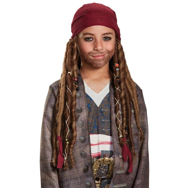 パイレーツ オブ カリビアン 最後の海賊 グッズ ジャックスパロウ 被り物 バンダナ ドレッドロック 子供 海賊 コスプレ 仮装 キッ アカムスyahoo 店 通販 Yahoo ショッピング