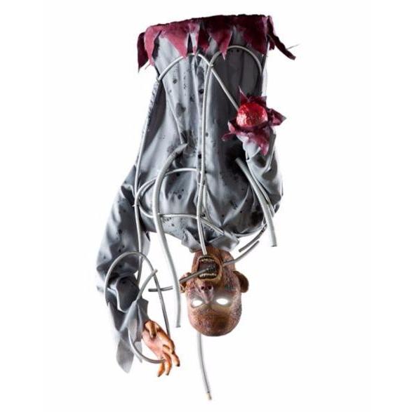 動く ゾンビ 人形 1.5m 電気ショック サウンド 置き物 海外 ハロウィン 怖い 吊るす 天井 デコレーション インテリア ホラー 恐怖 グッズ