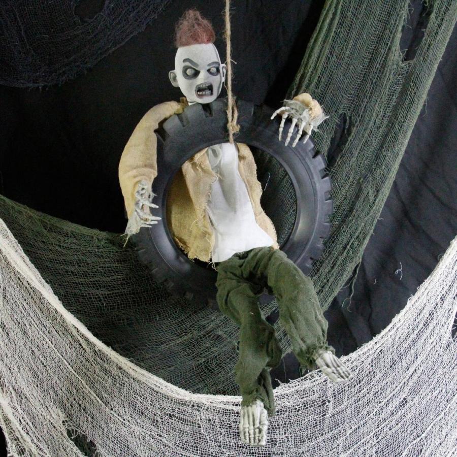 動く ゾンビ 人形 タイヤに吊るされた ハロウィン デコレーション インテリア 怖い 飾り 装飾 置き物 ホラー グッズ アカムスyahoo 店 通販 Yahoo ショッピング
