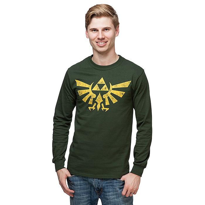 ゼルダの伝説 グッズ ハイラル トライフォース 紋章 Tシャツ メンズ ロンt 緑 テレビゲーム アカムスyahoo 店 通販 Yahoo ショッピング