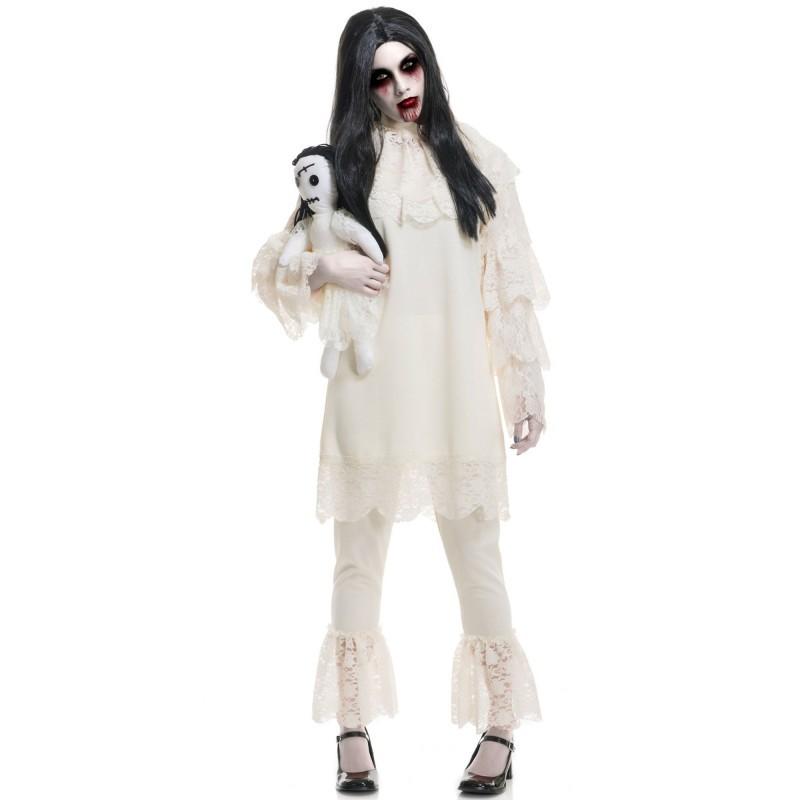 新品本物 邪悪な人形 コスプレ レディース コスチューム ハロウィン 衣装 イベント 仮装 パーティー 肝試し お化け屋敷 正規店仕入れの Theculturewire Com
