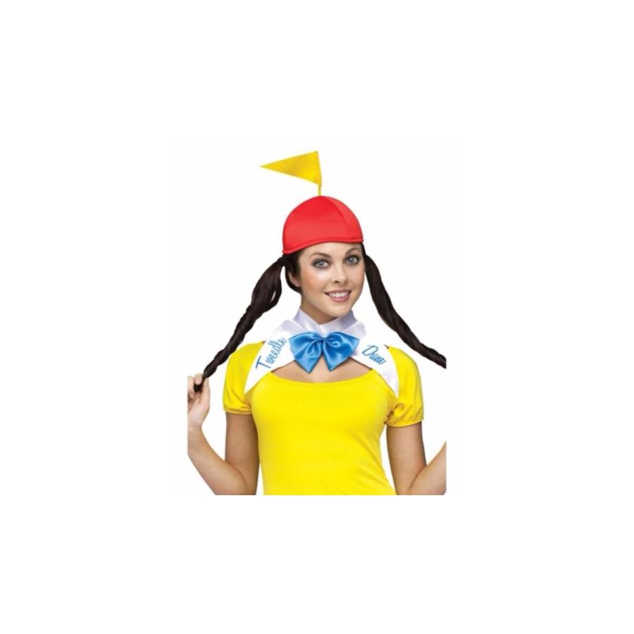 アリスインワンダーランド コスプレ 双子 トゥイードルダム トゥイードルディー 大人用 帽子 襟 セット 2人用 ペア カップル ハロウィン 仮装 変装 セット アカムスyahoo 店 通販 Yahoo ショッピング