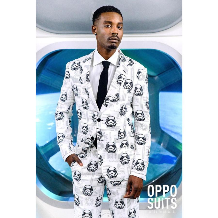 ストームトルーパー コスプレ Opposuits オッポスーツ スターウォーズ 白 メンズ 派手 目立つ 総柄 仮装 ファンシースーツ アカムスyahoo 店 通販 Yahoo ショッピング