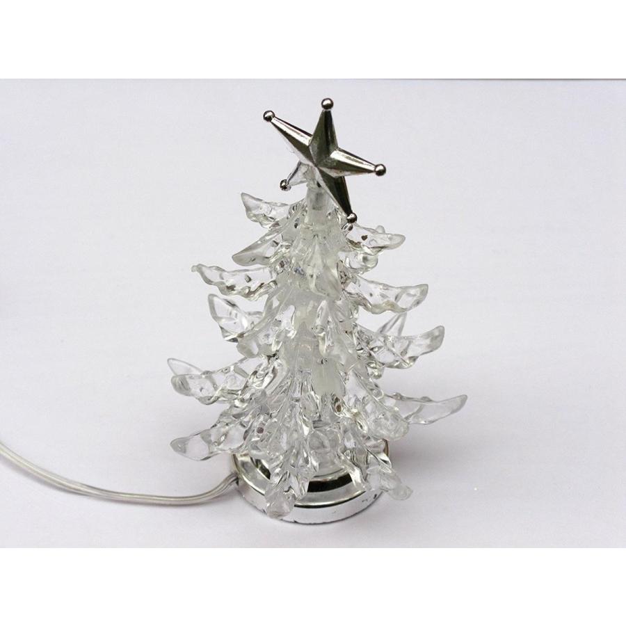 USB クリスマスツリー LED ライト カラフル 車内 インテリア 飾り 装飾 57375アカムスYahoo!店 通販