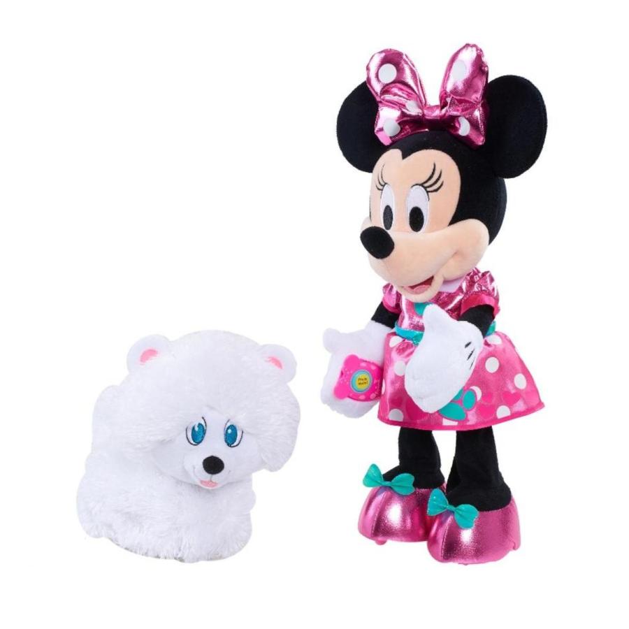 ミニーマウス 癒し ぬいぐるみ 犬のさんぽ 電子ペット ロボット 海外 ディズニー おもちゃ 話す 英語 学習 年賀状 戌年 アカムスyahoo 店 通販 Yahoo ショッピング